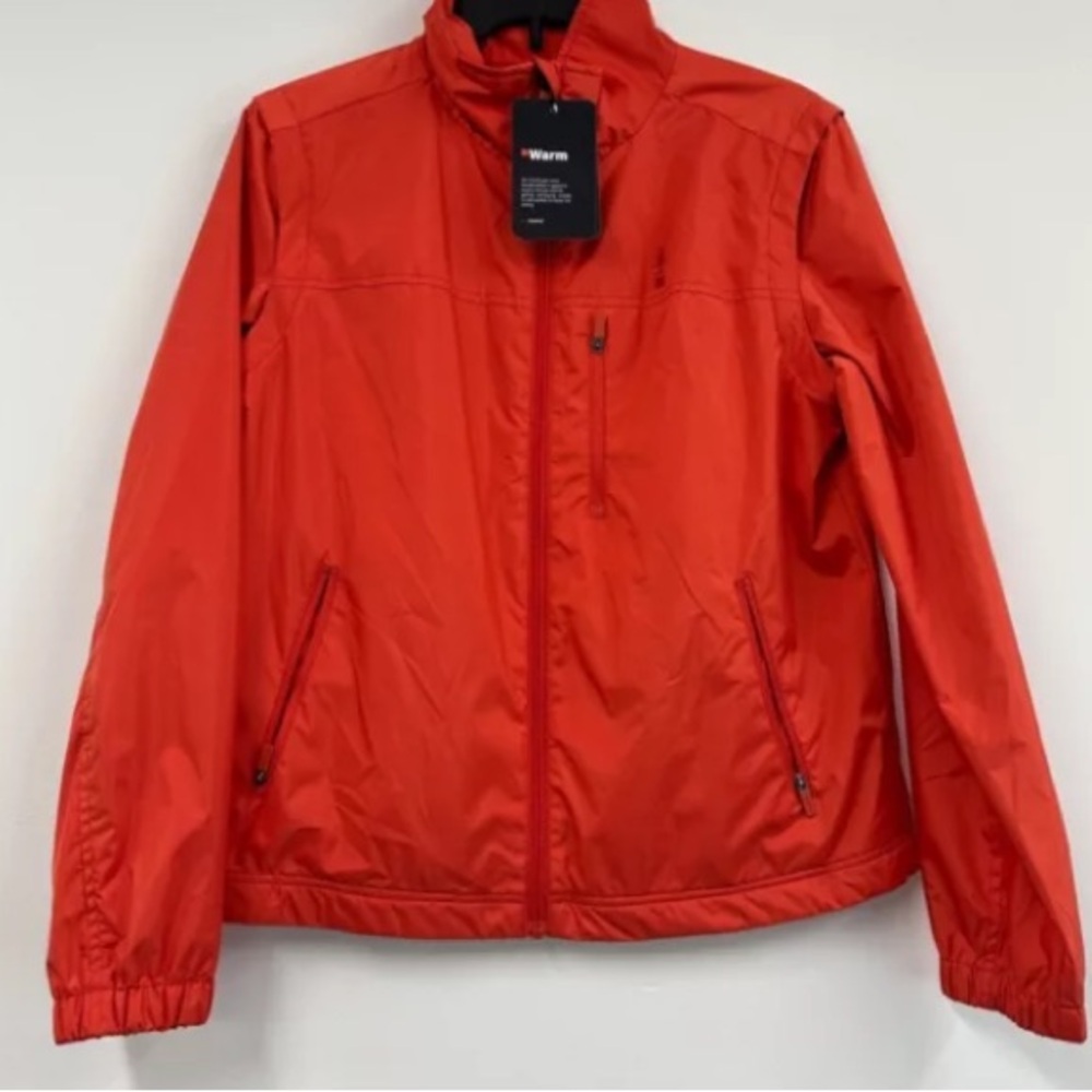 Bass Women's Bold Red (orangy) paprika hi neck hiking nwt!